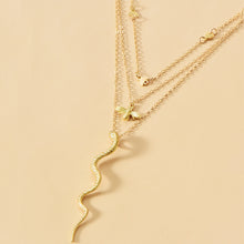 Load image into Gallery viewer, Serpentine Three-layer Necklace
