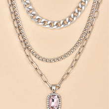 Load image into Gallery viewer, Multi-layer Silver Necklace
