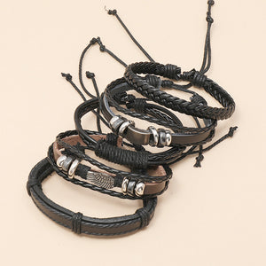 Hand-Woven Bracelet Set