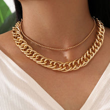 Load image into Gallery viewer, Punk Thick And Thin Chain Necklace
