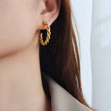 Load image into Gallery viewer, Gold Paris Earrings
