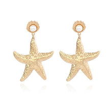 Load image into Gallery viewer, Oversized Starfish Earrings
