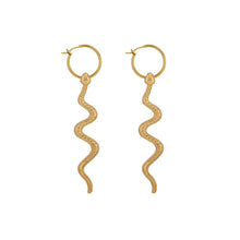 Load image into Gallery viewer, Snake Bite Hoop Earrings
