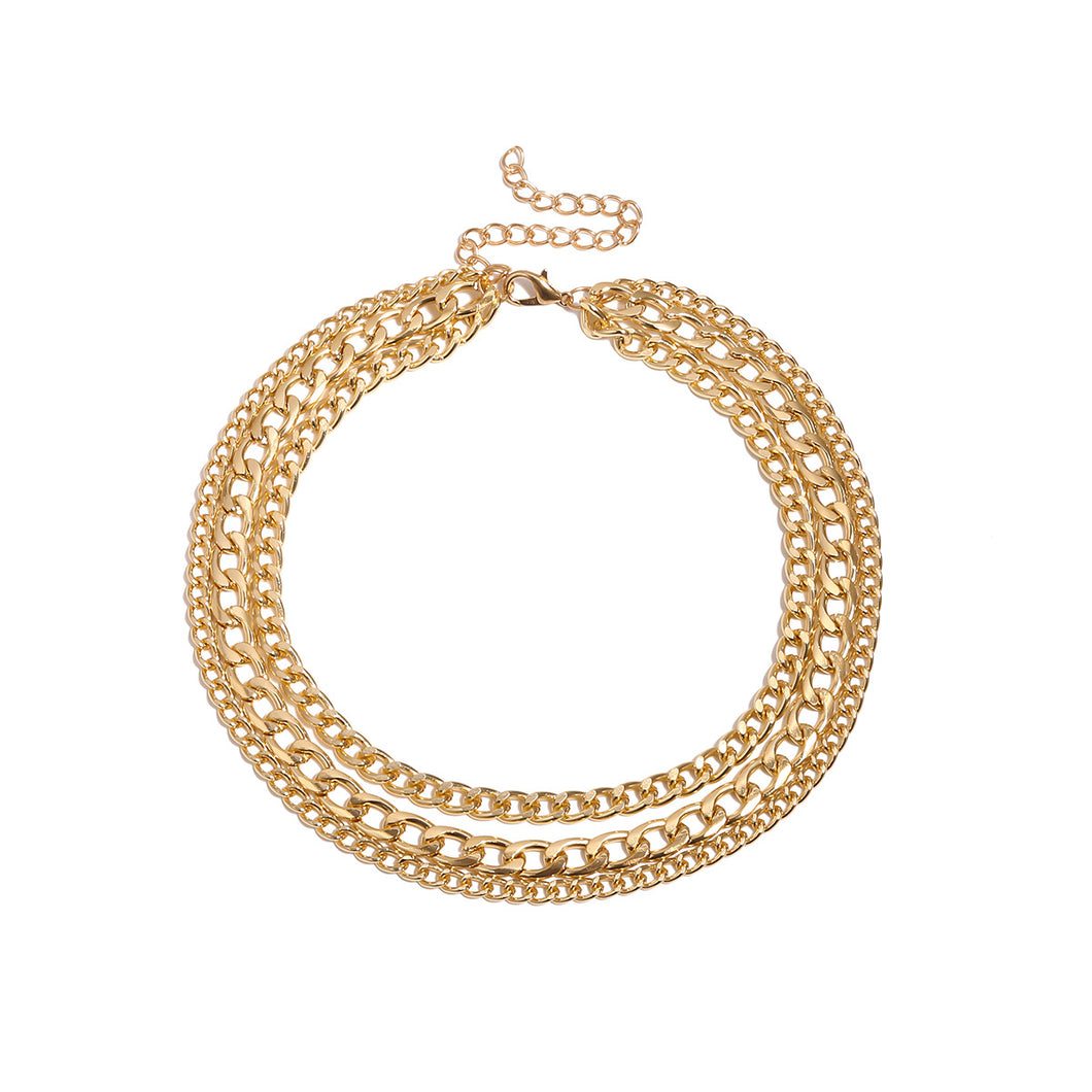 Thick And Thin Chain Necklace