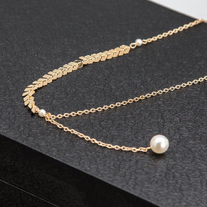Pearl Aircraft Necklace