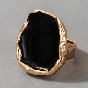 Gold Edging Retro Ring