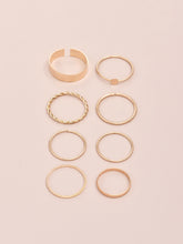 Load image into Gallery viewer, Geometric Ring Set
