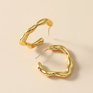 Glossy Irregular Earrings