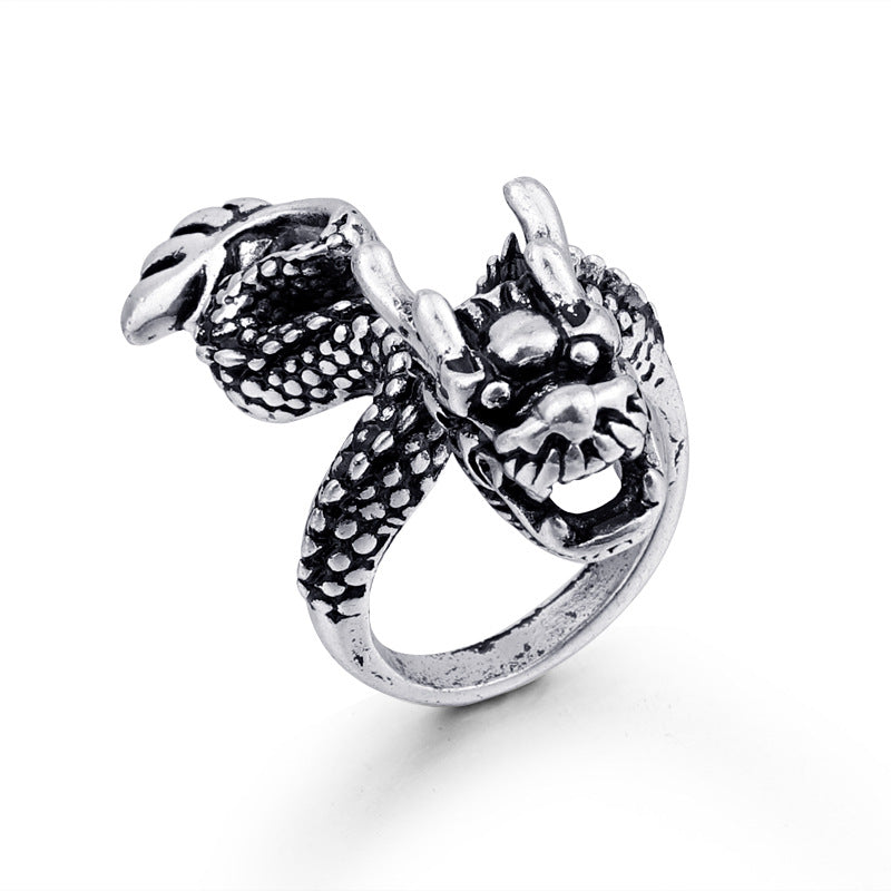 Gothic Dragon Ring
