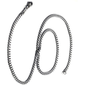 Titanium Steel Curb Chain Necklace