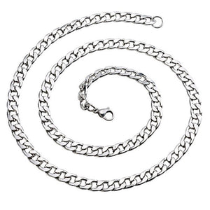 Curb Chain Titanium Steel Necklace