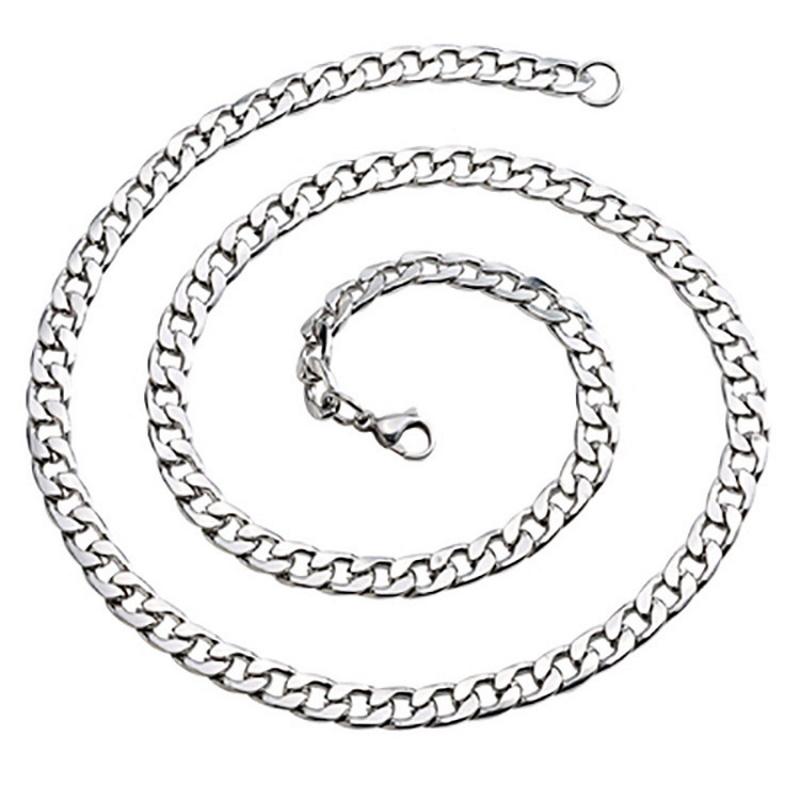 Curb Chain Titanium Steel Necklace