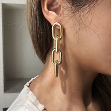 Load image into Gallery viewer, Golden Chain Earrings
