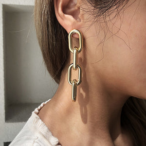 Golden Chain Earrings