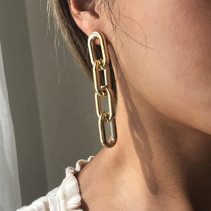 Golden Chain Earrings