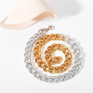 Thick Chain Stitching Necklace