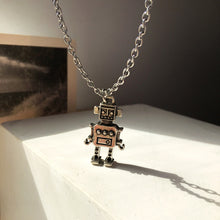 Load image into Gallery viewer, Robot Pendant Necklace
