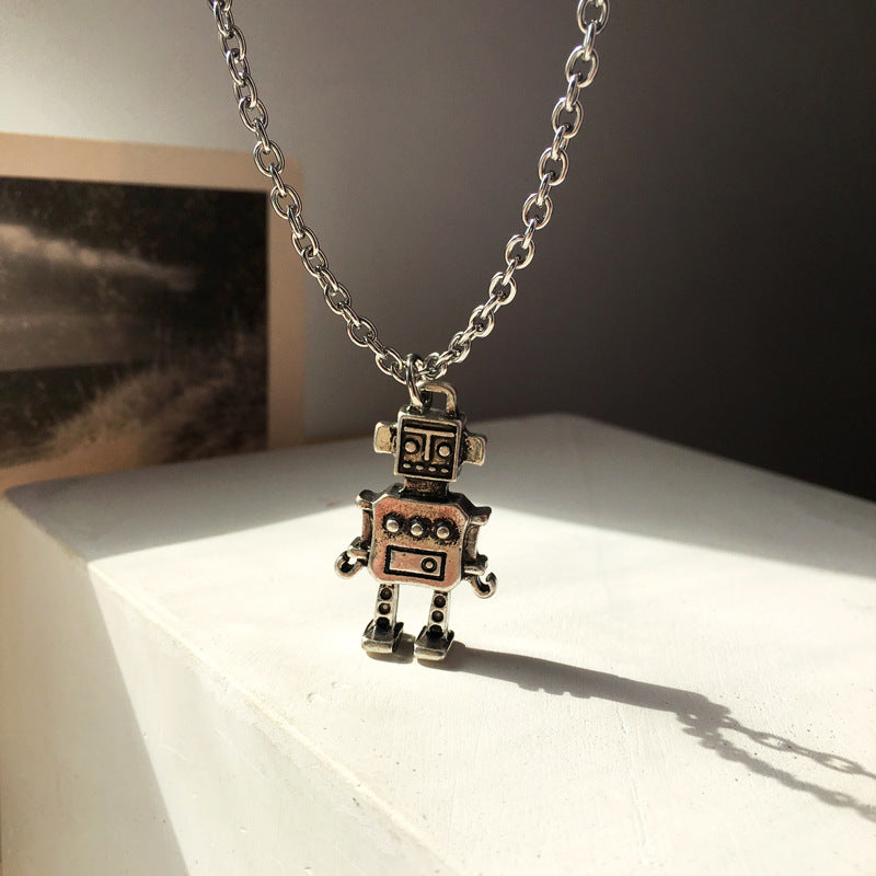 Robot Pendant Necklace