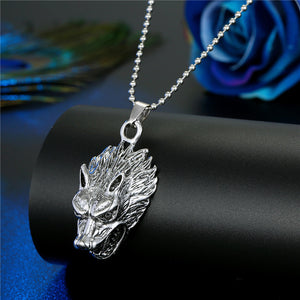 Wolf Head Necklace