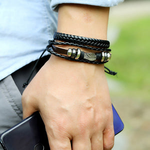 Hand-Woven Bracelet Set