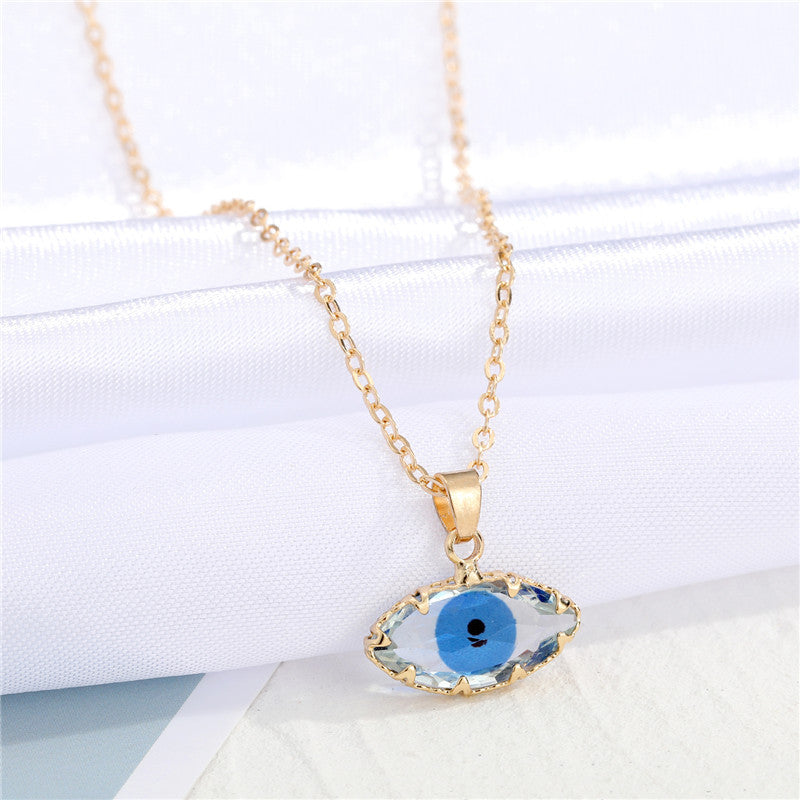 Buy Evil Eye Pendant, Evil Eye Necklace, Stainless Steel, Rose Gold Color,  Free Size For Girl at Amazon.in