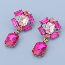 Load image into Gallery viewer, Diamond Glass Earrings
