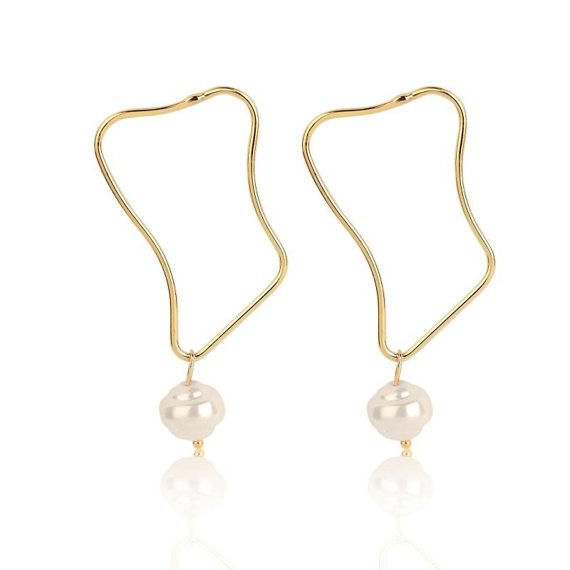 Baroque Pearl Beaded Earrings