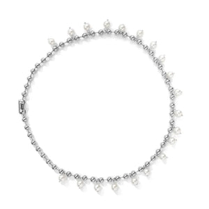 Beaded Pearl Necklace