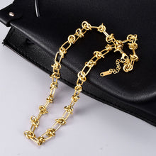 Load image into Gallery viewer, Gold Knot Necklace
