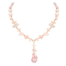 Load image into Gallery viewer, Crystal Pearl Necklace
