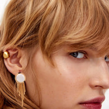 Load image into Gallery viewer, Pearl Tassel Earrings

