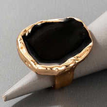 Load image into Gallery viewer, Gold Edging Retro Ring
