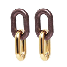 Load image into Gallery viewer, Multi Color Chain Earrings
