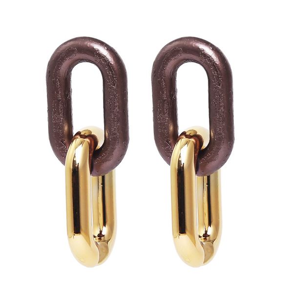 Multi Color Chain Earrings