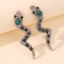 Load image into Gallery viewer, Retro Snake Earrings
