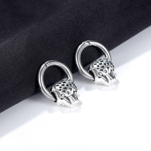 Panther Head Earrings