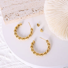 Load image into Gallery viewer, Gold Paris Earrings
