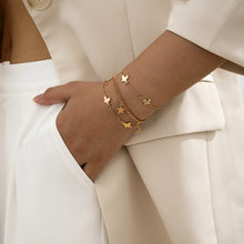 Load image into Gallery viewer, Star, Moon &amp; Butterfly Bracelet Set
