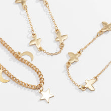 Load image into Gallery viewer, Star, Moon &amp; Butterfly Bracelet Set
