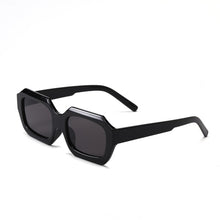 Load image into Gallery viewer, Black Crystal Square Sunglasses
