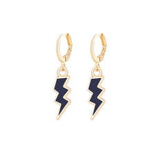 Load image into Gallery viewer, Black Lightning Ear Clip
