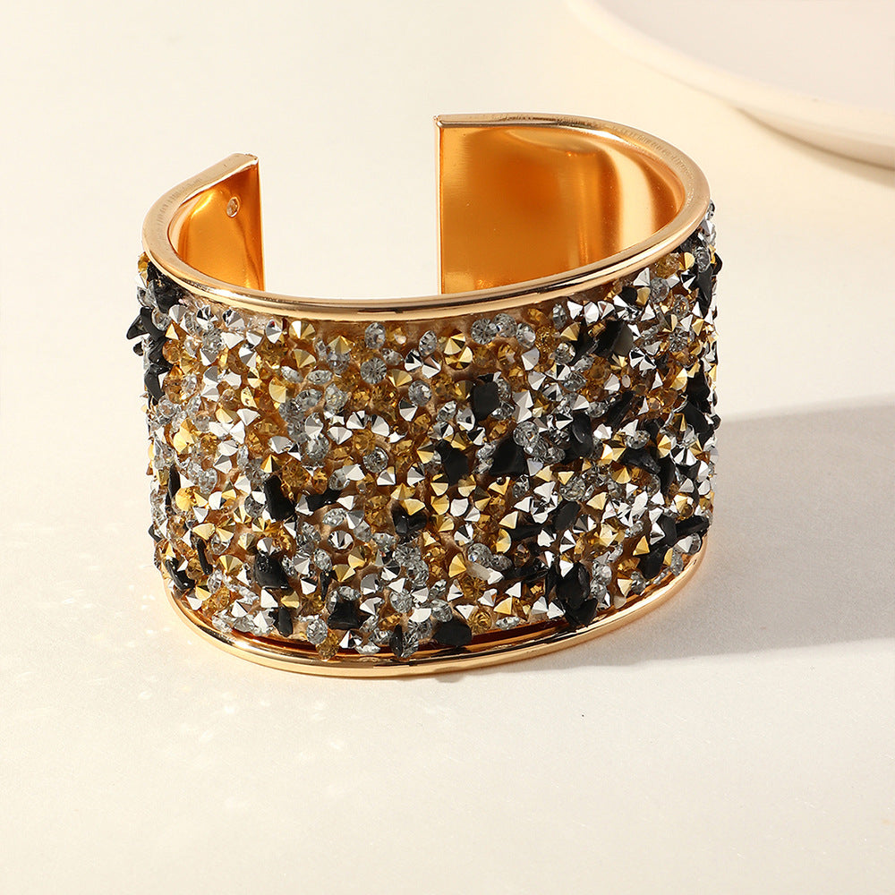 Colored Diamonds Gravel Bracelet