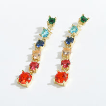 Load image into Gallery viewer, Multicolor Water Drop Earring
