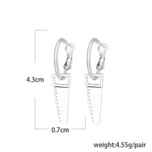 Load image into Gallery viewer, Saw Earrings
