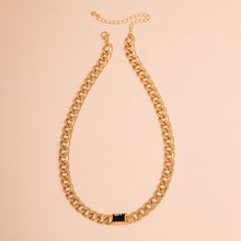 Load image into Gallery viewer, Gold + Black Chain Necklace
