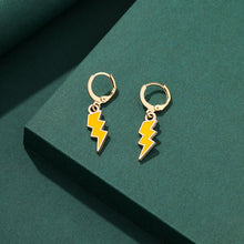 Load image into Gallery viewer, Yellow Lightning Ear Clip
