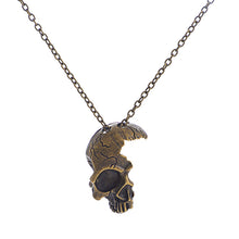 Load image into Gallery viewer, Half-face Skull Necklace
