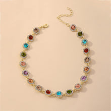 Load image into Gallery viewer, Colorful Rhinestone Clavicle Chain
