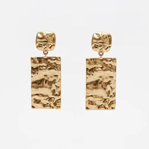 Long Geometric Earrings