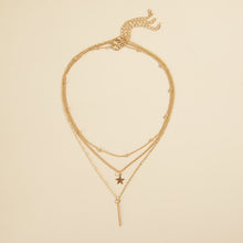 Load image into Gallery viewer, Cuboid Star Multilayer Necklace
